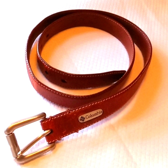 Columbia Leather Belt Size 36"-38" Color: Brown (Unisex) - Picture 1 of 7